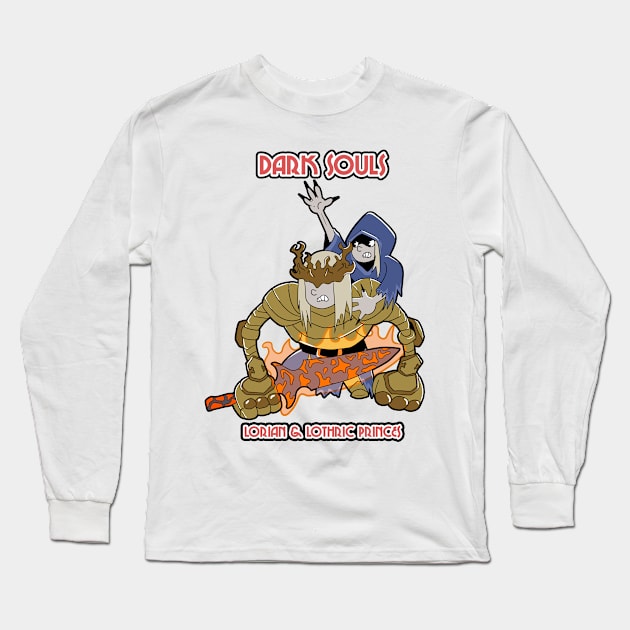 TWINC PRINCES IN CUPHEAD STYLE! Long Sleeve T-Shirt by Mustakro